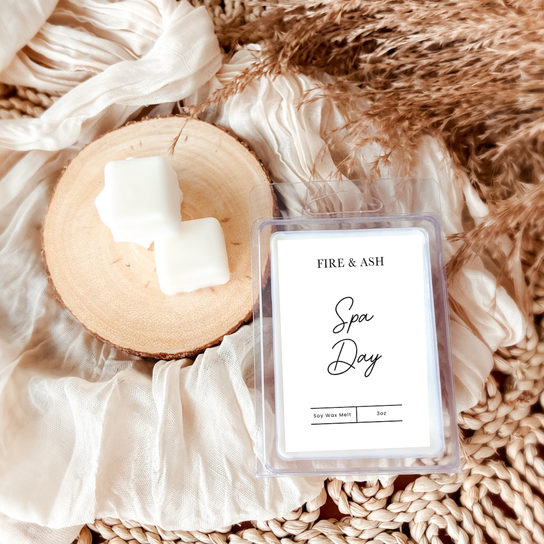 Spa Day - Hand-Poured - Soy Wax Melt - 3oz