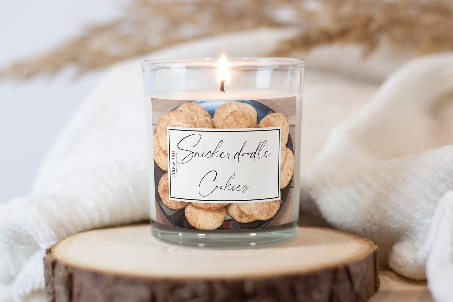 Snickerdoodle Cookie - Hand-Poured - Soy Wax Candle - 10oz