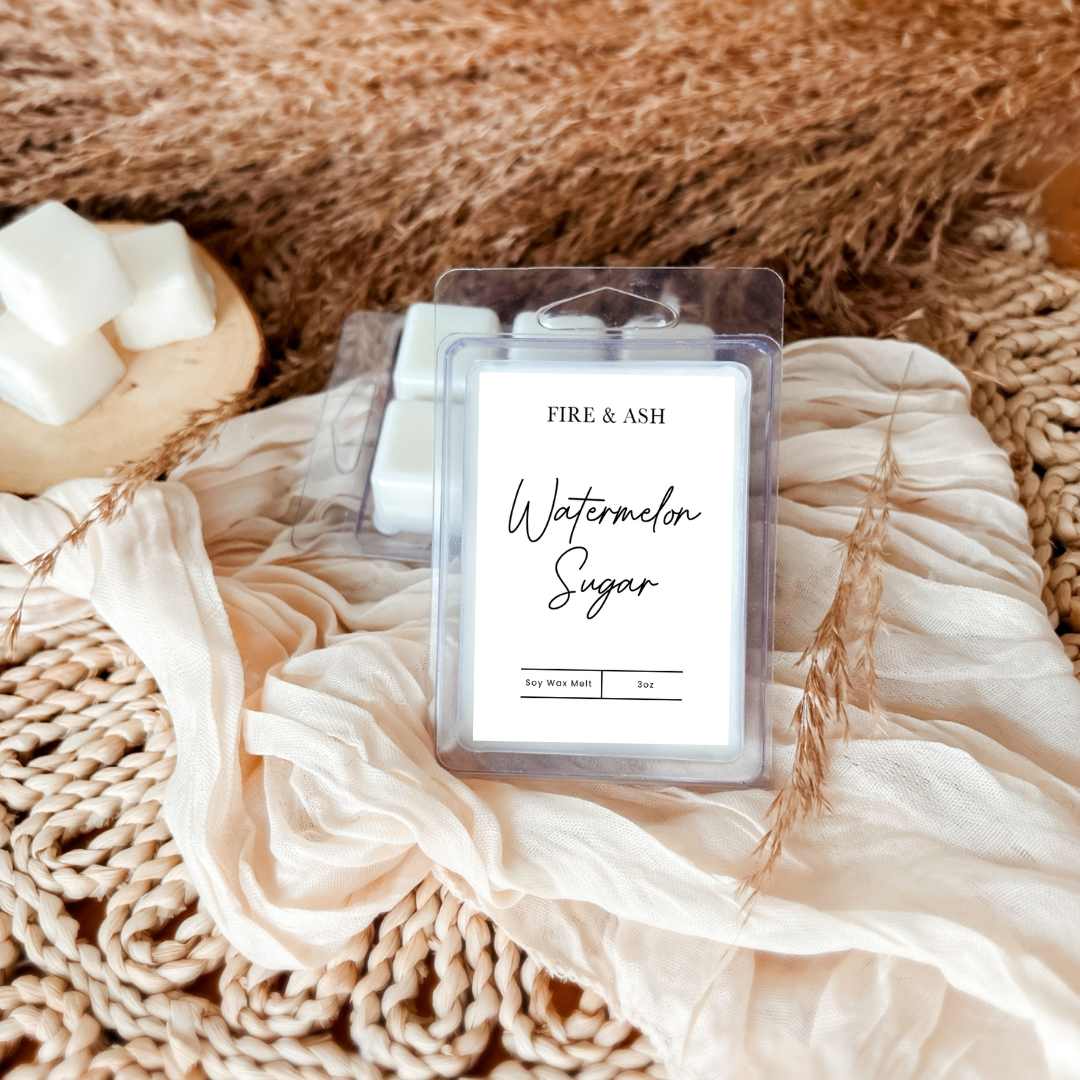 Watermelon Sugar - Hand-Poured - Soy Wax Melt - 3oz