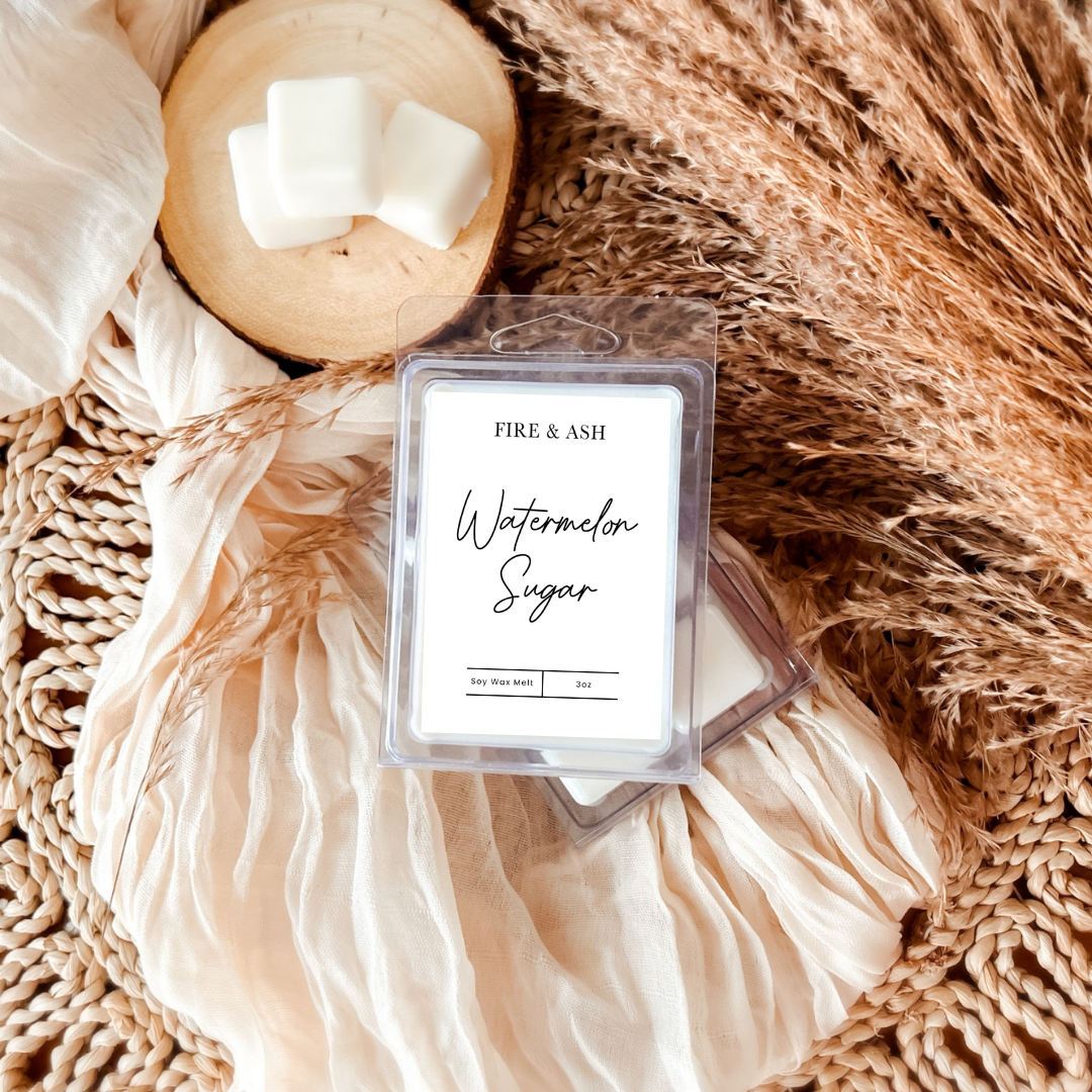 Watermelon Sugar - Hand-Poured - Soy Wax Melt - 3oz