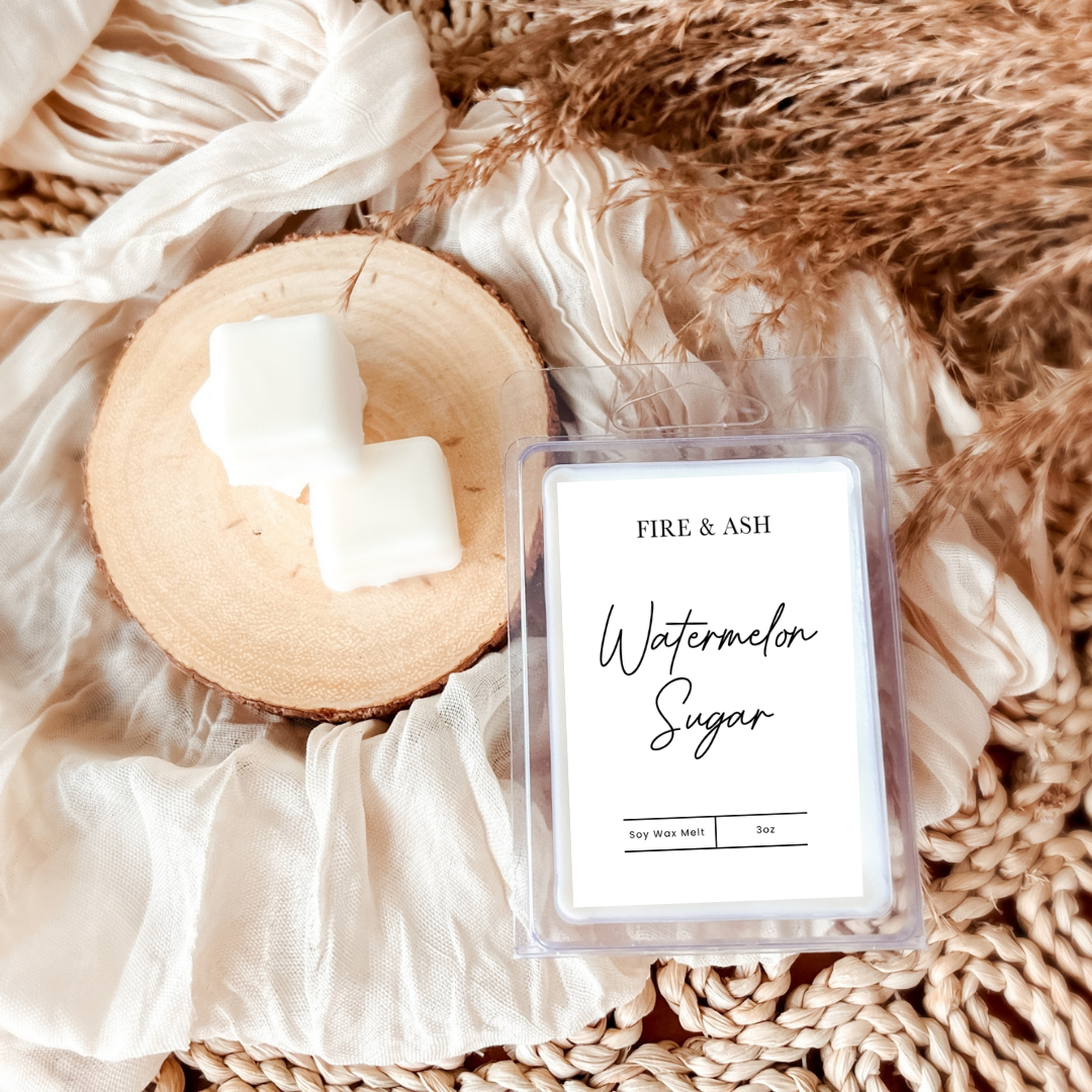 Watermelon Sugar - Hand-Poured - Soy Wax Melt - 3oz